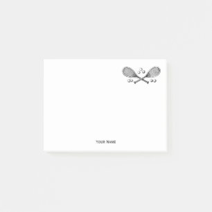 Post-it® Sports Vintage Croisé Tennis Racquet Tennis Balls