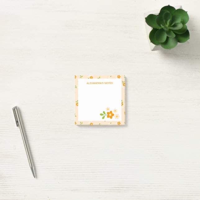Post-it® Spring Daisies Floral Bouquets Personalised (Bureau)
