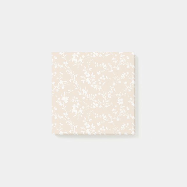 Post-it® Spring Sprigs Neutral - Soft Linen (Devant)
