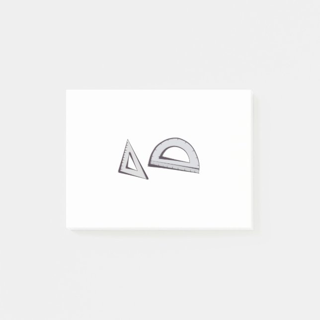 Post-it® Square and Protractor (Devant)