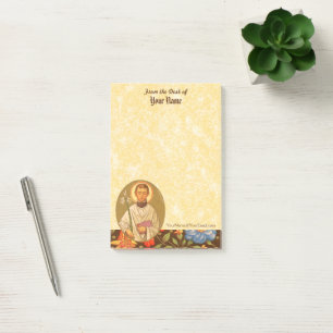 Post-it® St. Aloysius Gonzaga (PM 01) 4"x6"