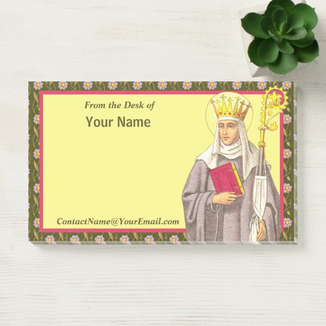 Post-it® St. Etheldreda (Audrey) (P 003) 10"x6" (Bureau)