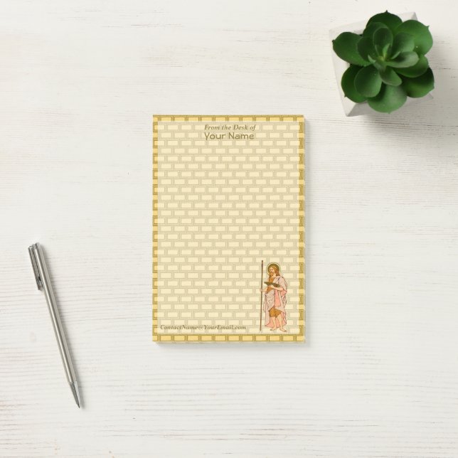 Post-it® St. Jean-Baptiste (RLS 06, Style 2) 4"x6" (Bureau)