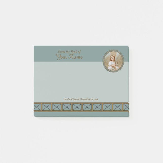 Post-it® St. Jeanne d'Arc Burning (BF 01, Style 1) 4"x3" (Devant)