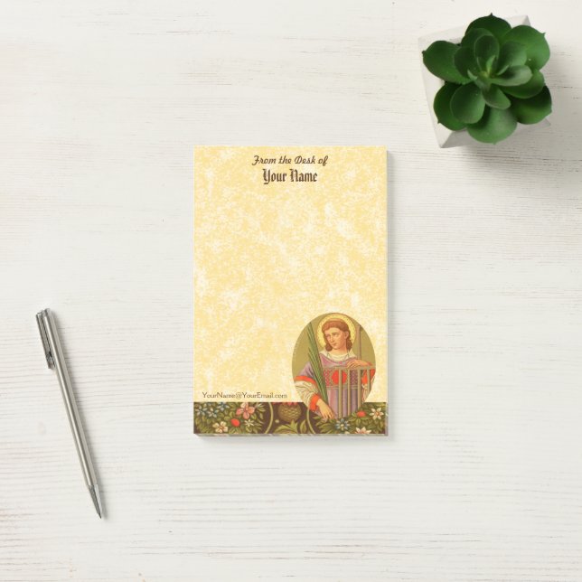 Post-it® St. Lawrence de Rome (PM 04) 4"x6" (Bureau)