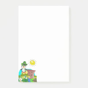 Post-it® St. Patrick's Day Post it Notes Penguin