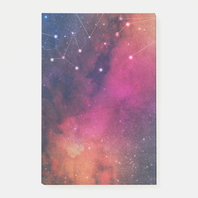 Post-it® Star de nuit Mariage moderne Sky Galaxy Constellat (Devant)