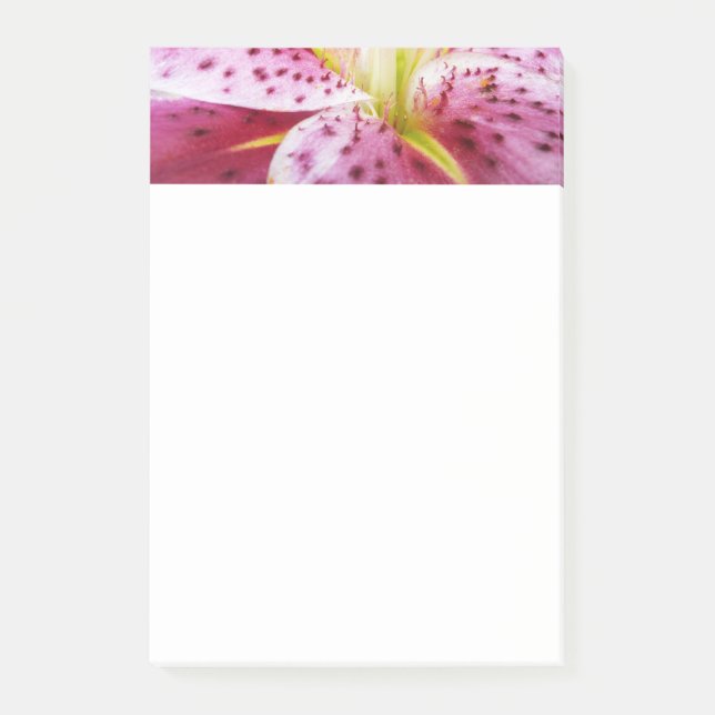 Post-it® Stargazer Lily brillant Magenta Floral (Devant)