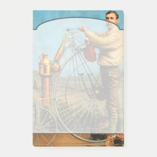 Post-it® Steampunk - La bicyclette à vapeur 1884