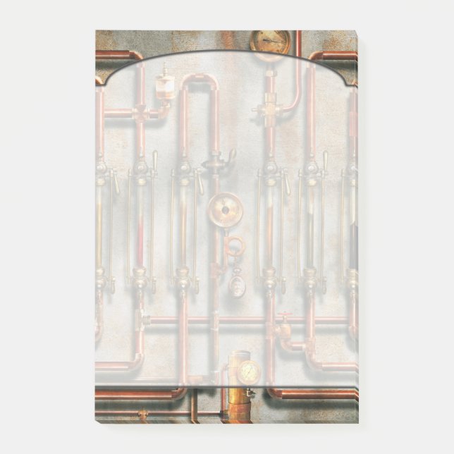 Post-it® Steampunk - Le collecteur de lubrification (Devant)