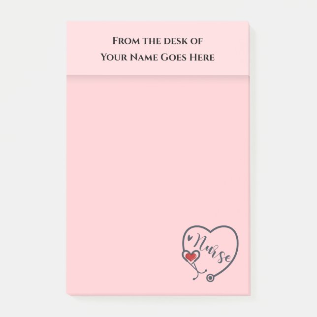 Post-it® Stéthoscope infirmière avec comptoir d'appréciatio (Devant)