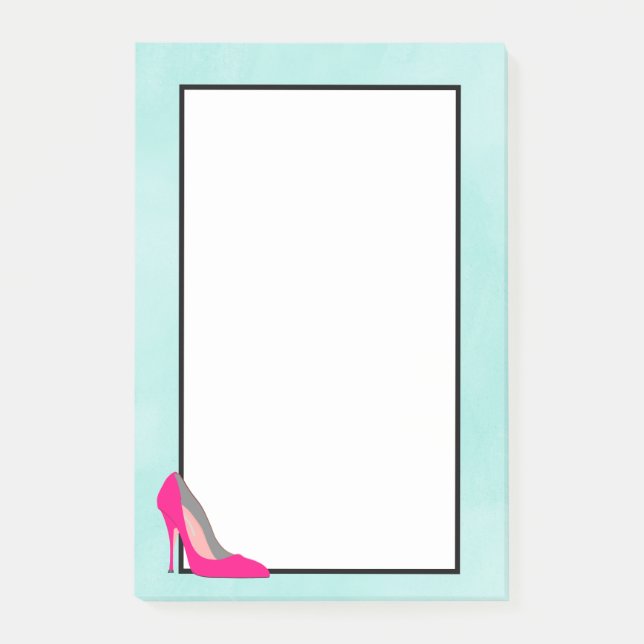 Post-it® Stiletto rose chaud (Devant)