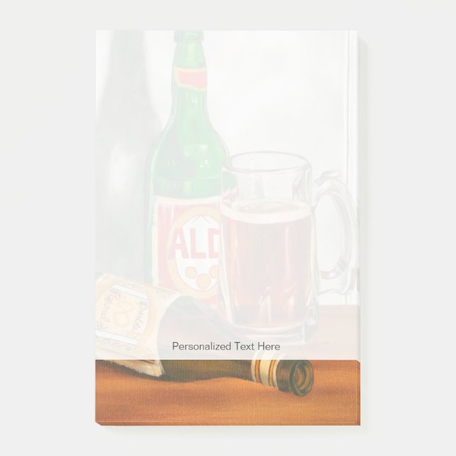 Post-it® Still Life with Beer par Jennifer Goldberger (Devant)