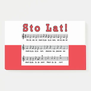 Post-it® Sto Lat ! Chanson