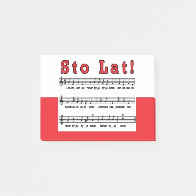 Post-it® Sto Lat ! Chanson (Devant)