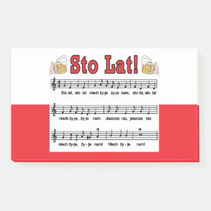 Post-it® Sto Lat ! Chanson Avec Beer Mugs