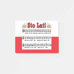 Post-it® Sto Lat ! Chanson Avec Beer Mugs