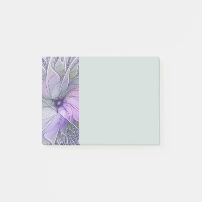Post-it® Stunning Beauty Modern Abstract Fractal Art Flower (Devant)