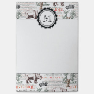 Post-it® Style antique d'Abrecht Durer de rhinocéros de