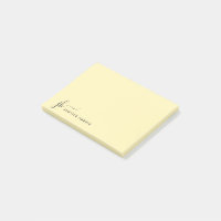 Stylo élégant Monogramme Papier à lettres personna