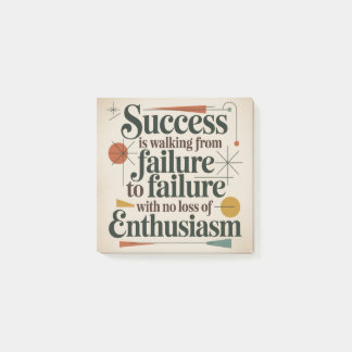 Post-it® Success Is Walking From Failure To Failure