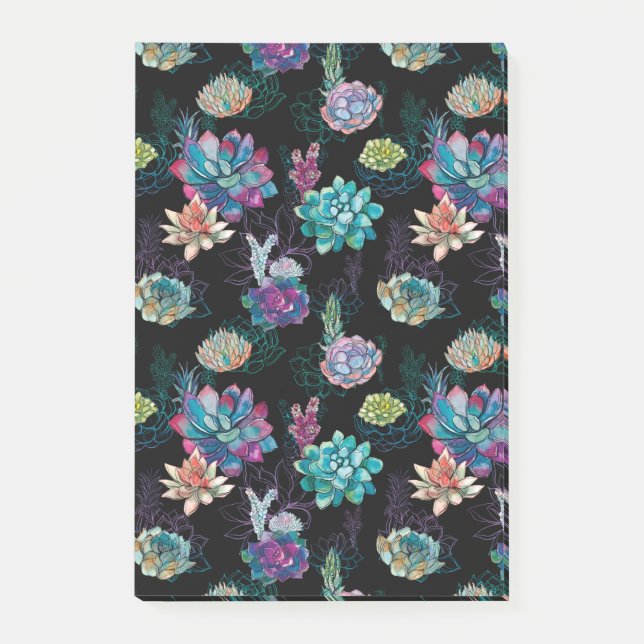 Post-it® Succulent Motif sans fil  (Devant)