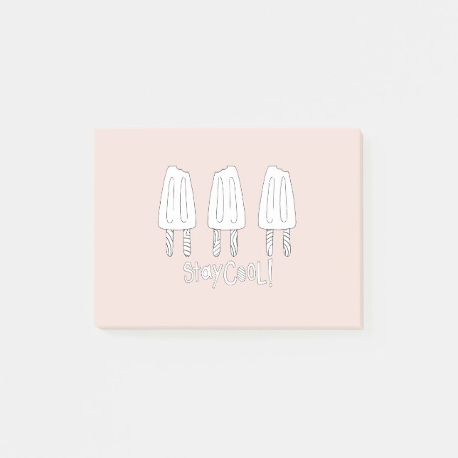 Post-it® Sucettes roses blanches (Devant)