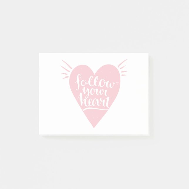 Post-it® Suivez votre coeur (Devant)