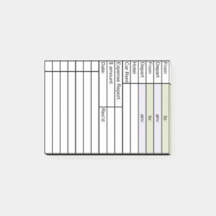 Post-it® Suivi des frais de voyage et des dépenses d'affai