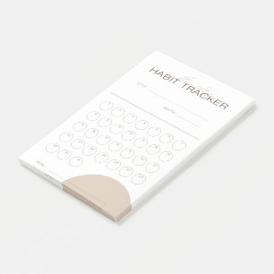 Post-it® Suivi mensuel des habitudes