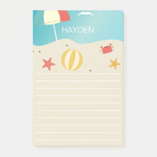 Post-it® Summer Beach Bord de mer Personnalisé