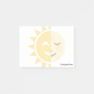 Post-it® Sun fait sur commande et lune