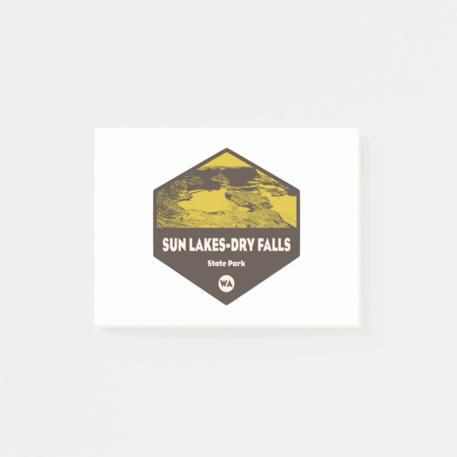 Post-it® Sun Lakes-Dry Falls State Park Washington (Devant)