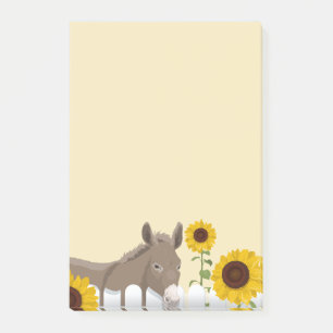 Post-it® Sunflowers' et Donkey