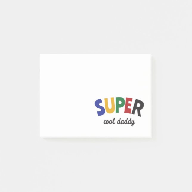 Post-it® Super papa cool (Devant)