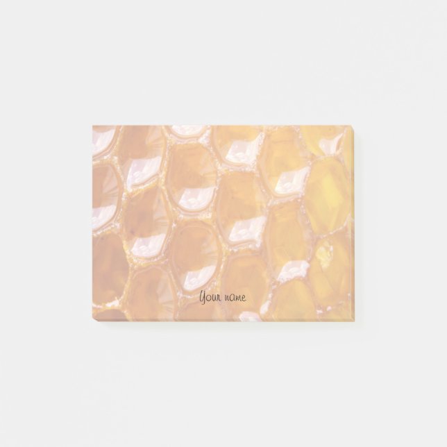 Post-it® Sweet Detail of Golden Honeycomb With Your Name (Devant)