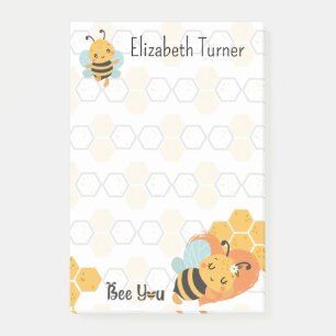 Post-it® Sweet Honeycomb & Bumble Bees Bee You Personnalisé