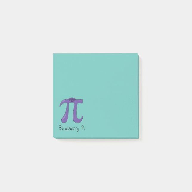 Post-it® Symbole Blueberry Pi Math Cadeau enseignant (Devant)