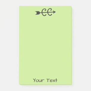 Post-it® Symbole courant de pays croisé