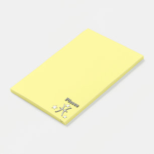 Post-it® Symbole de chrome de Poissons