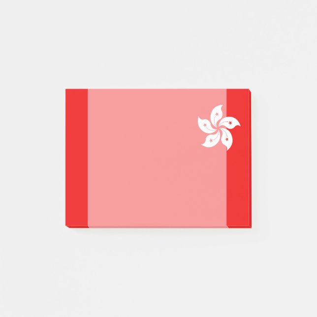 Post-it® Symbole de Hong Kong White Orchid (Devant)