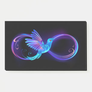 Post-it® Symbole de Neon Infinity par Glowing Hummingbird
