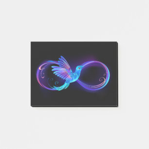 Post-it® Symbole de Neon Infinity par Glowing Hummingbird