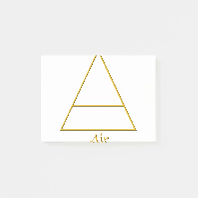 Post-it® Symbole d'élément d'air de Falln Pagan (Devant)