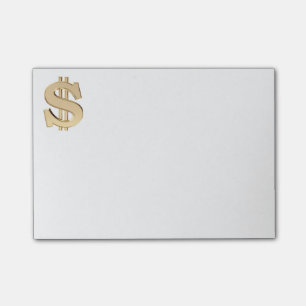 Post-it® symbole dollar 3D