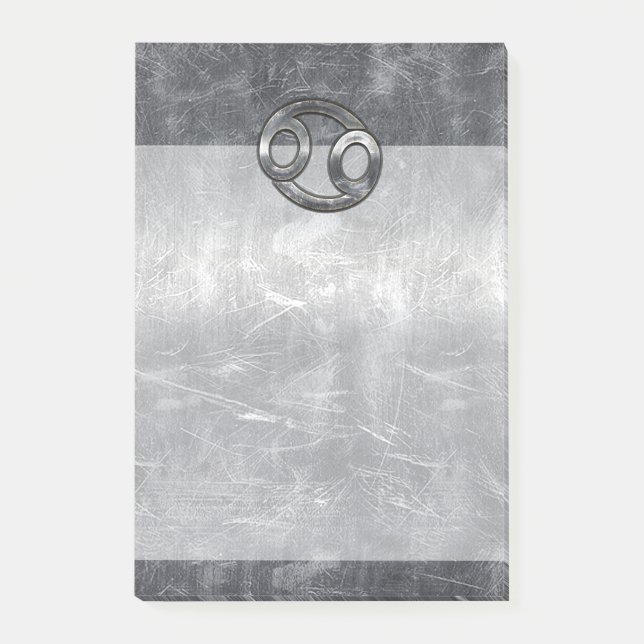 Post-it® Symbole du cancer du zodiaque en décor désossé (Devant)