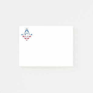 Post-it® Symbole Freemasonic des États-Unis