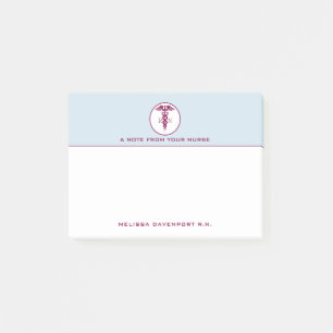 Post-it® Symbole Médicale simple Red Caduceus Nurse