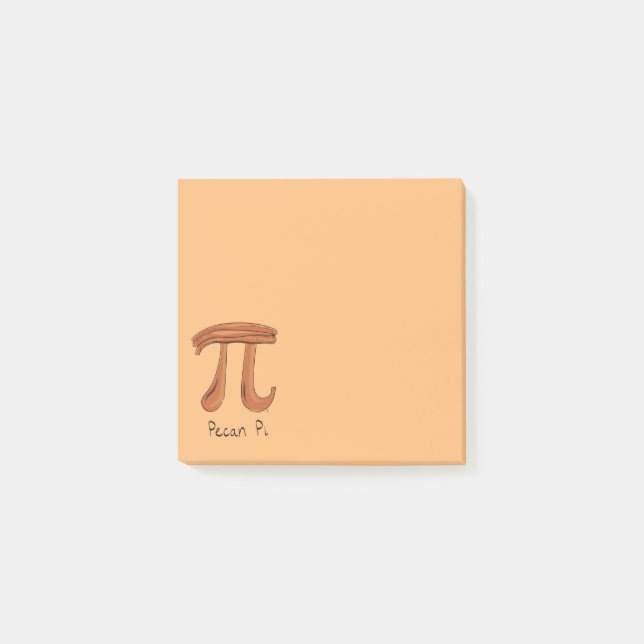Post-it® Symbole Pecan Pi Math Enseignant Cute Enfants (Devant)