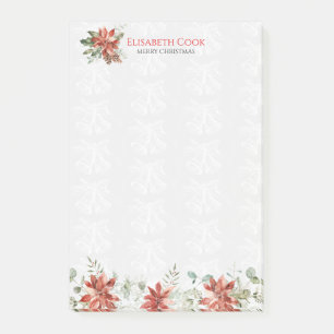 Post-it® Symboles de Noël et fleurs